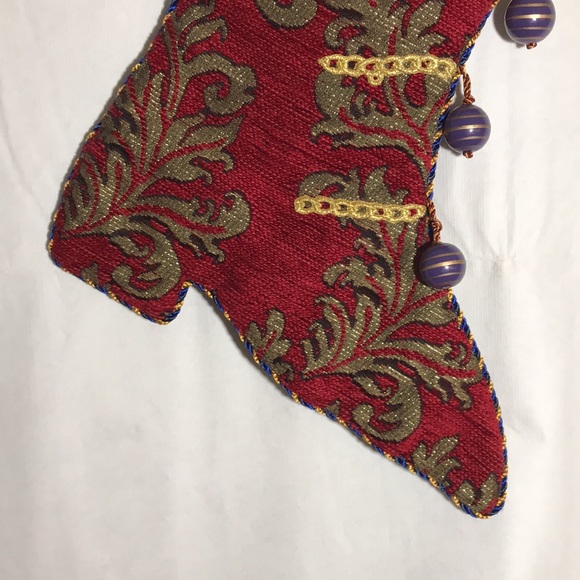 Vintage Victorian Boot Christmas Stocking - Picture 5 of 8